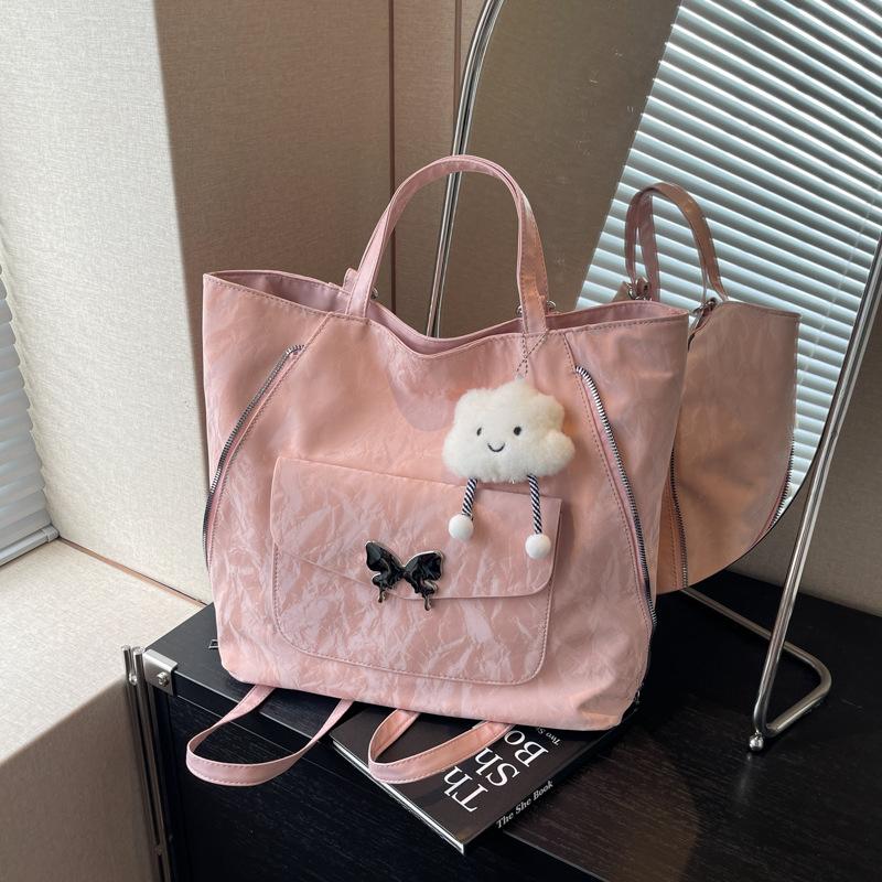 Large Capacity Backpack Women's Casual Fashion Tote Bag Multi-functional Shoulder Shopping Bag Trend Travel Backpack