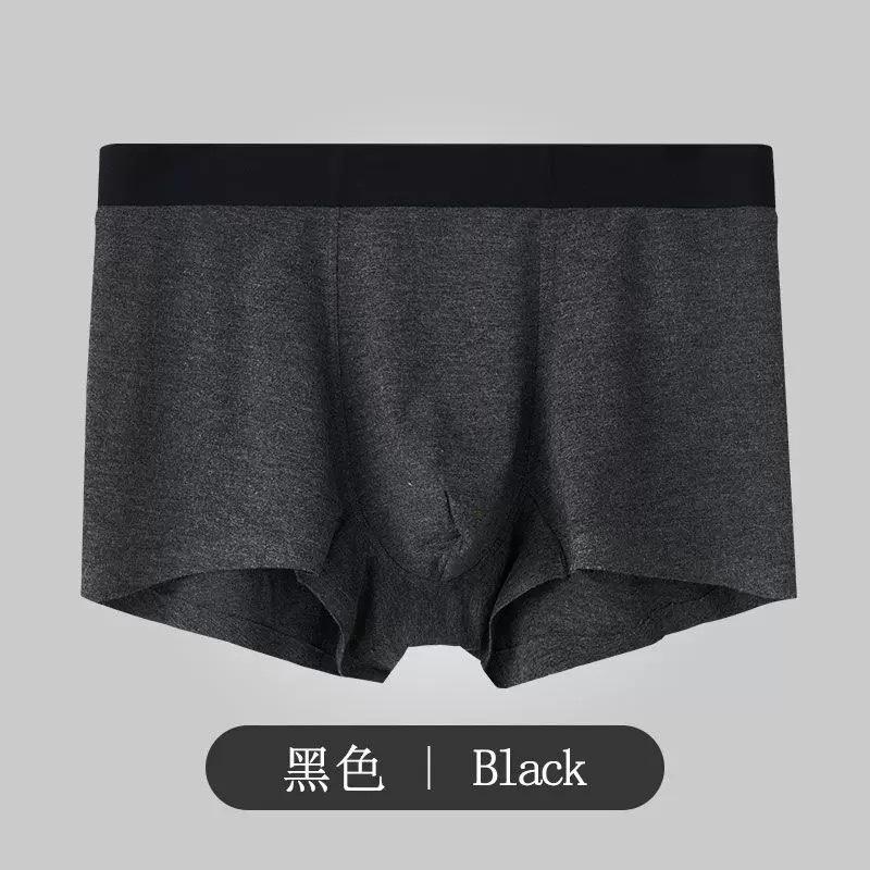 Men's Cotton Underwear with Antibacterial and Breathable Mid Waist and Seamless Cotton Underwear