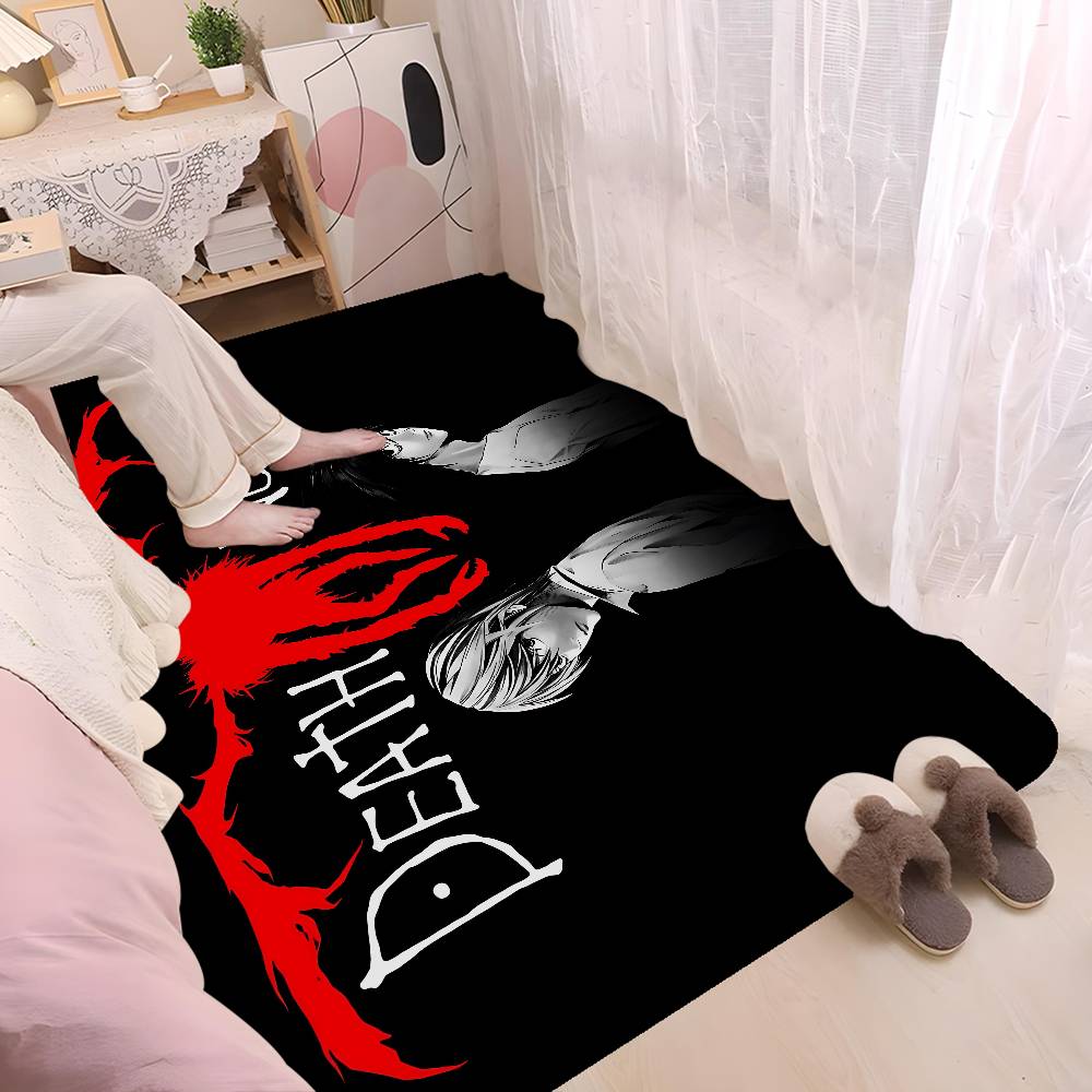 Japan Anime Death Note Door Mat Washable Non-Slip Living Room Sofa Chairs Area Mat Kitchen Toilet Rug