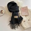 31Colors Fashion Cashmere Scarf for Women Warm Winter Solid Color Double Sided Wraps Neckerchief Poncho Echarpe Pashmina Stoles