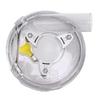 Dust Shroud Kit Transparent ABS Dry Grinding Dust Cover for 4in To 5in Angle Grinders Wet Polisher