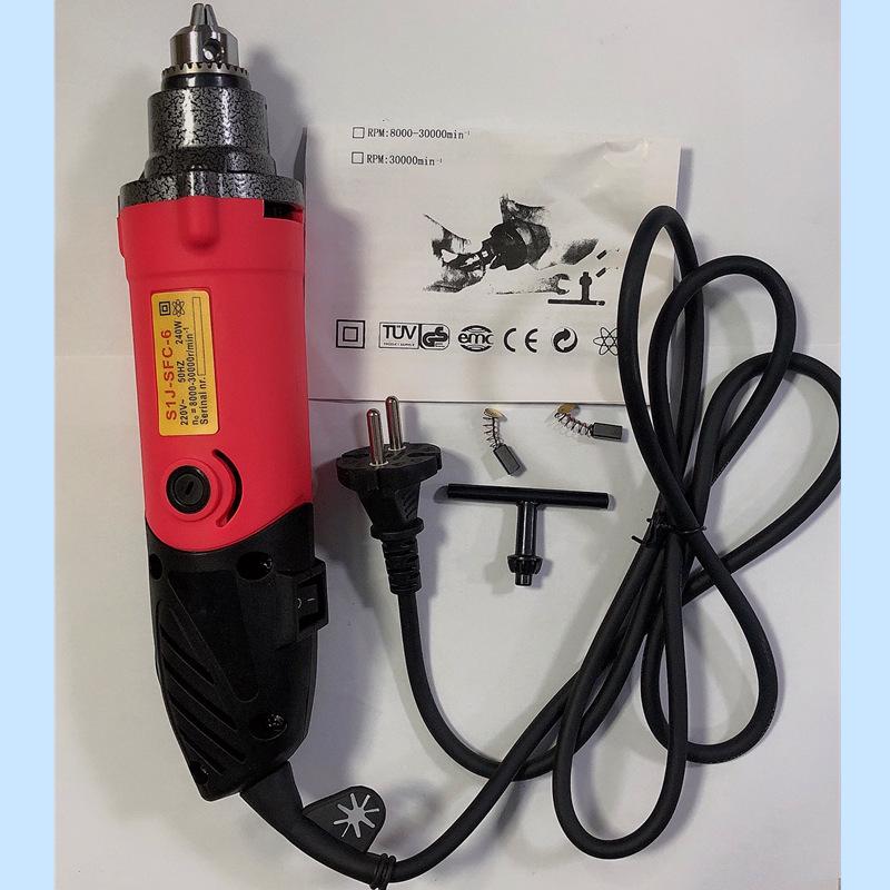 High-Power Multifunctional Handheld Electric Grinder and Polisher for Jade Carving