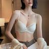 French Lace Push-Up Bra Set: Summer, Anti-Sag, Side Support for Small Bust