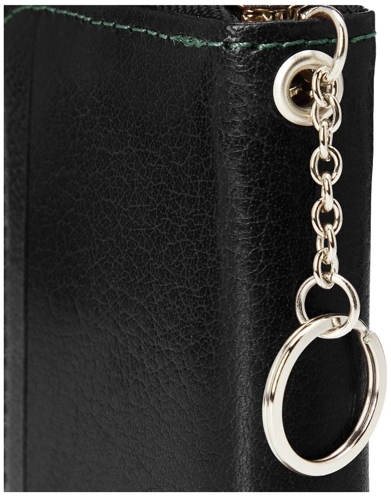 Key Case Buffalo Leather NH0813 Stitch 15301 [Kitamura] Men's Black/Green [Black]