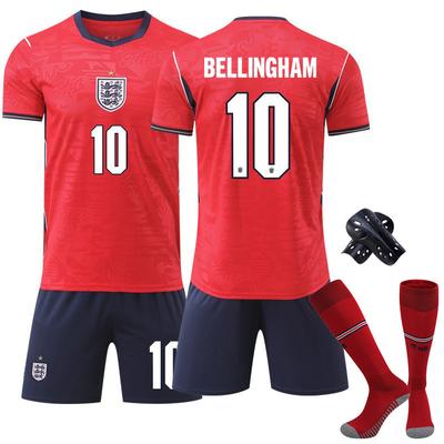 Mistrovství světa ve fotbale 2026 Anglie Venkovní dres 10 Bellingham Fotbalový dres Fanouškovská edice Prodyšné Rychleschnoucí Sportovní oblečení