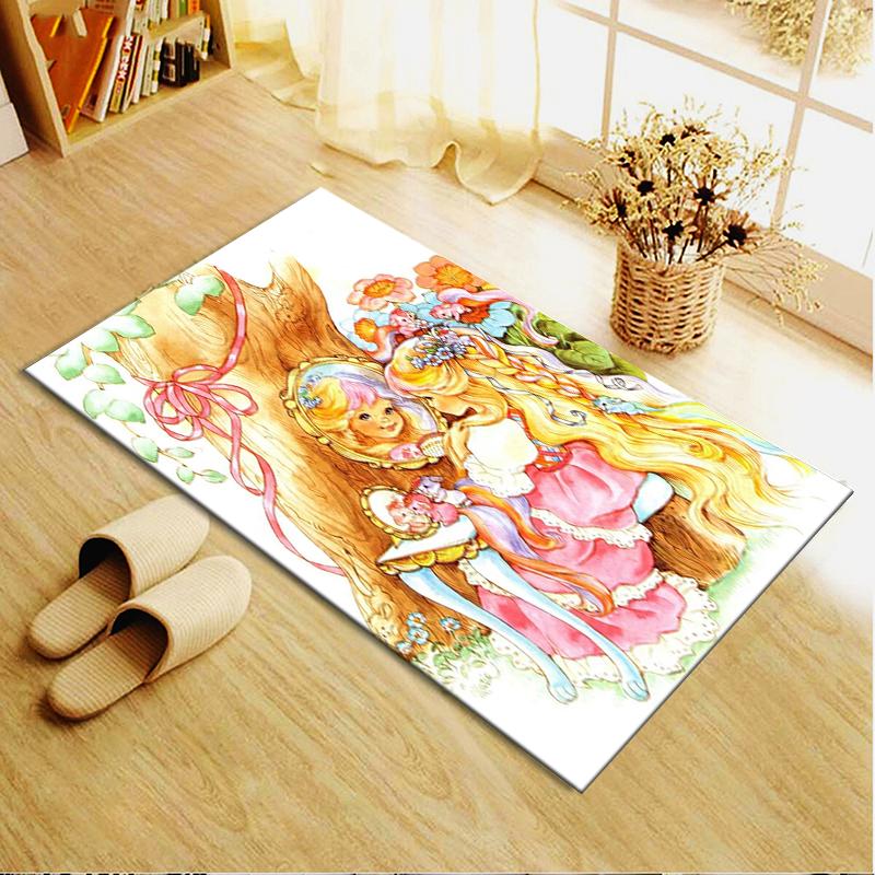 2025 New Lady Lovely Locks Carpet Rug for Living Room Bedroom Home Sofa Decoration,Kids play Non-slip Floor Mat 63