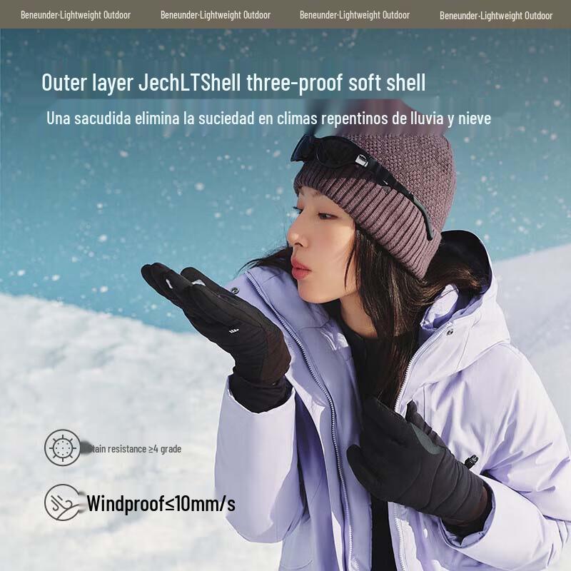 Beneunder Unisex Windproof Thermal Fleece Gloves CL46624