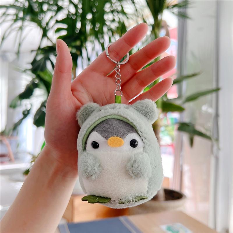 Costume Penguin Doll Cute Change Into A Small Penguin Keychain Plush Toy