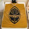 Shakhtar Donetsk FC Printed Flannel Blanket, soft throw for bedroom sofa, washable,soccer fan merchandise, great gift.