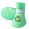 Dog Large Dog Golden Retriever Big Dog Cartoon Silicone Rain Shoes Non-slip, Wear-resistant and Waterproof Pet Dog Shoes When Going Out In The Rain