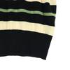 Zara Border Pattern Short Sleeve Round Neck Cardigan S Black Series Women Used