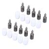 100Pcs Shelf Support Pegs Metal Pins for Kitchen Cabinet Cupboard Bookcase Closet Glass Case with