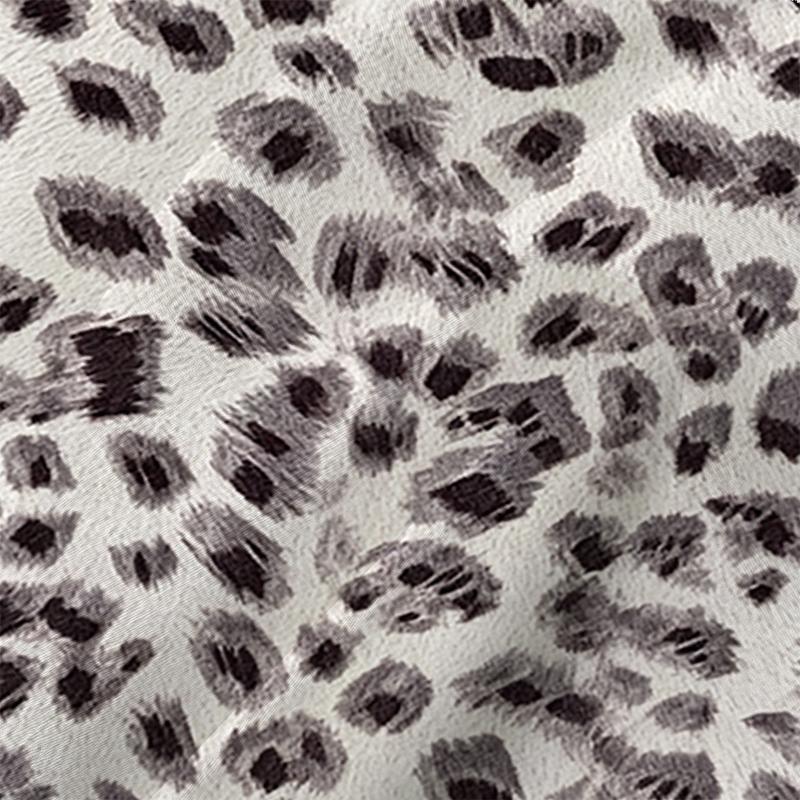 Flowy Leopard Print Slit Skirt – Lightweight Drapey Beachy Skirt, Versatile for Summer Beach Trips, Parties & Daily Outings
