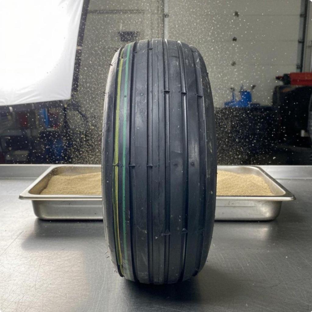 Tubeless Tire Heavy Duty Front Assembly 6 Inch GoKart Wheel for DIY Builders 13x5.006