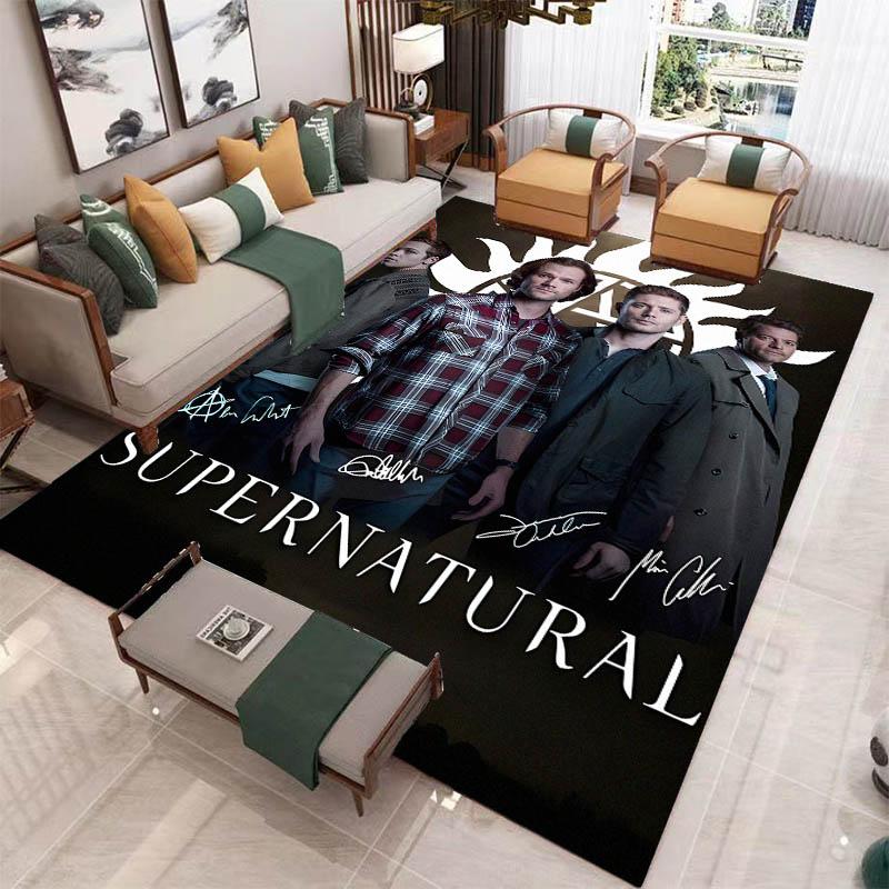 Supernatural Join the Hunt printed carpet Non-slip carpet outdoor carpets area rug bedroom decor rug for bedroom birthday gift