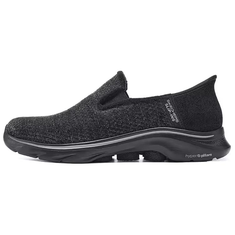 Skechers Women s Go Walk Black Low Top Casual Shoes Comfortable Sport 125256-BBK 35