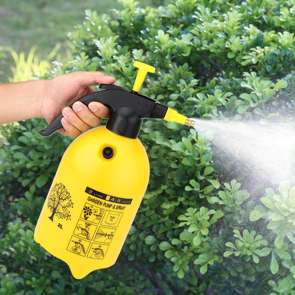 Spruzzatore Portatile a Pressione dell'Acqua Facile da Azionare Strumento per Innaffiare Piante Domestiche e da Giardino 2L