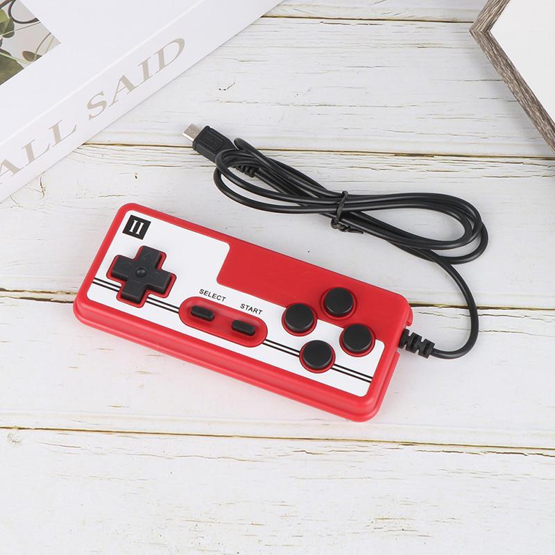 1PCS New Classic Retro Version Of Home Fc Plug-in Double Handheld Game Console Handle