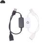 1PCS DC 5V USB LED Inline Touch Dimming Switch 30CM ON Off Button Extension Cable Cord Dimer For Single Color LED Strip Light