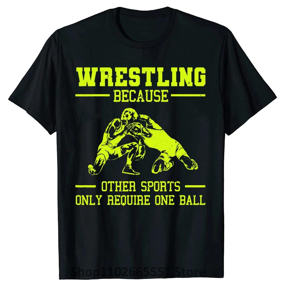 Rolig brottningsdesign för män T-shirt Brottas Atlet Mode Casual Tryck T-shirt Män Harajuku Sportkläder Roliga T-shirts