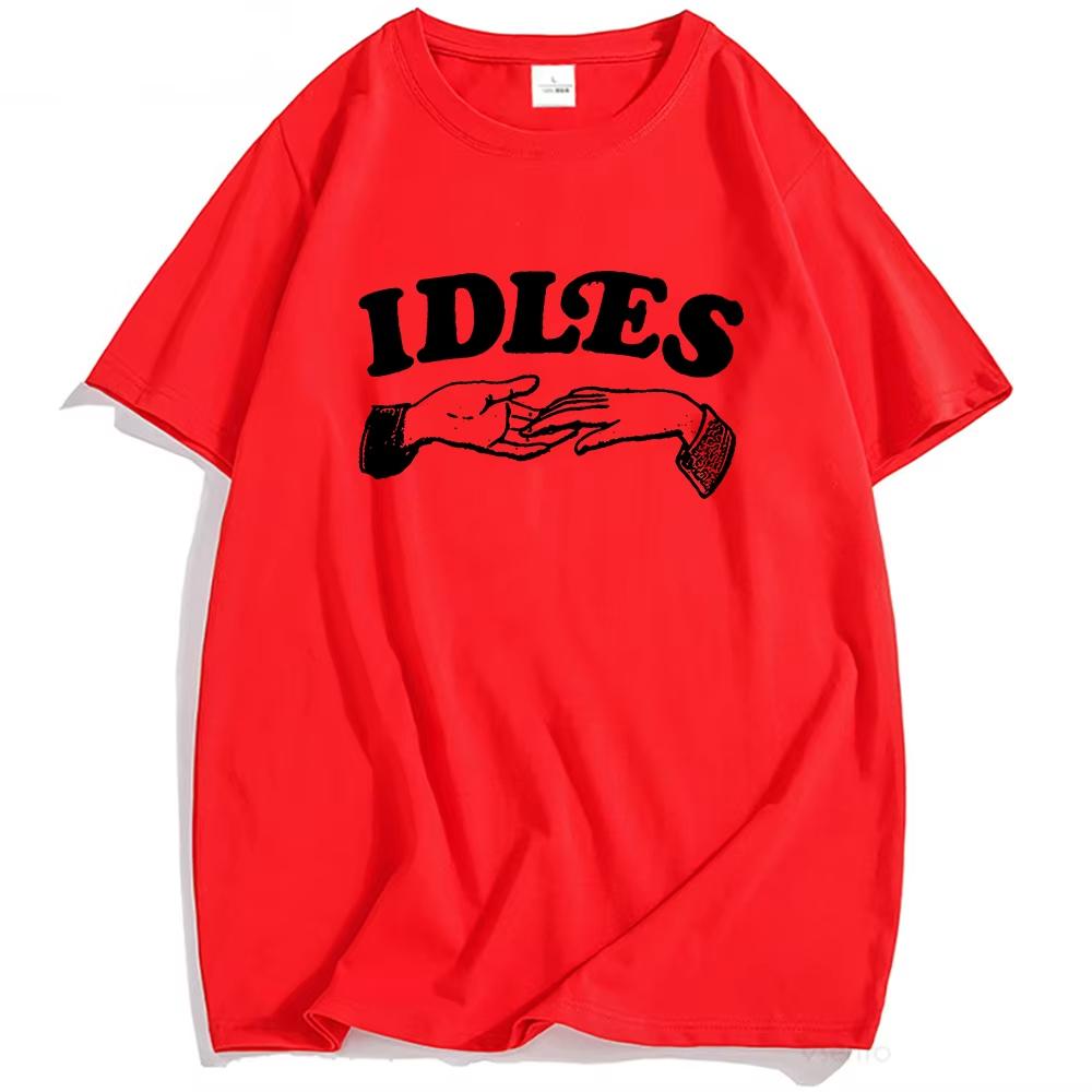 I'M A SMART MAN TEE IDLES HANDS CROPPED WOMENS T-SHIRT Short Sleeve Cotton Men Tshirts Summer O-neck Punk Streetwear Women Tees
