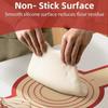 Tappetino da Forno in Silicone, Tappetino per Impastare, Telo per Pane con Manici Lunghi, Tappetino Antiaderente per Impasto, Impastatrice per Pizza e Torta, Utensili da Cucina, Teglie