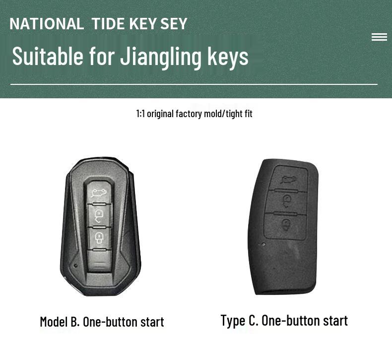 JMC 16 Modelle S350/S330 Smart Key Etui - 17-Jahre National Tide Edition