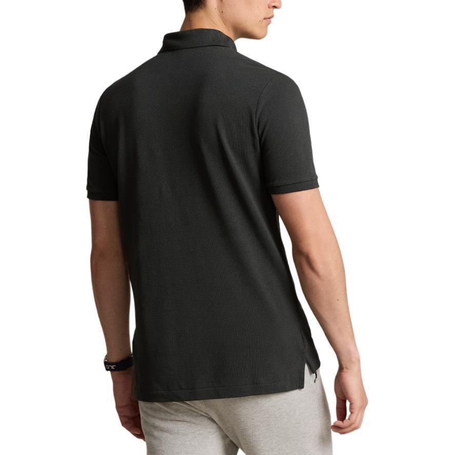 Polo Ralph Lauren Classic Letter Logo Print Casual Short Sleeve Polo Shirt Men Tops Vintage-Black MNPOKNI1N822960-001
