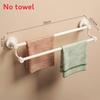 Modern Stainless Steel Double Towel Bar With Load Capacity For Bathroom Storage