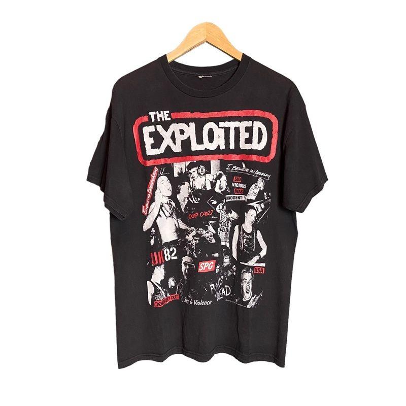 Панк-группа The Exploited Унисекс Хлопковая футболка Heaven Репринт S-5XL KH10798 Унисекс Футболка XXXL