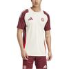 Adidas Bayern Munich 2024/2025 Striped Comfortable Raglan Crew Neck Short Sleeve Football Shirt Men Tops White Red IS9926