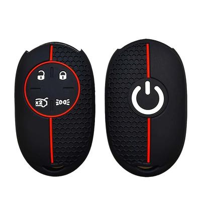 Silicone Remote Key Case Cover Shell Holder Protector Fob For Fiat 500 500E Interior Styling Auto Accessories