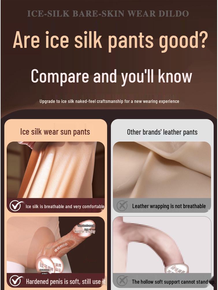 Silicone Realistic Phallus Wearable Panties for Lesbian Lala Toys