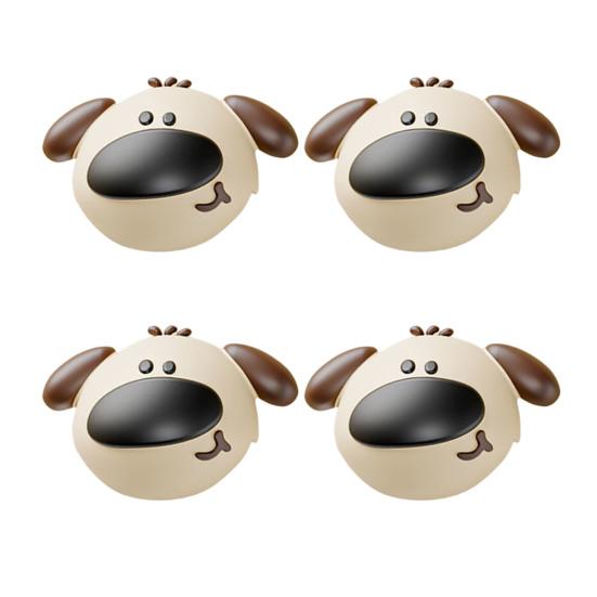 4Pcs Cartoon Animal Furniture Corner Protector Anti-collision Baby Proof Self-adhesive Table Desk Right Angle Sharp Edges Corner Guard Bumper