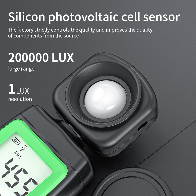 China AS803F Illuminometer High-Precision Light Meter Portable Mini Handheld Digital Photometer Luminance Meter
