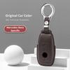 Car Key Case Key Cover Remote Control Shock-Resistant Wear-Resistant Top-Grain Leather Key Case for Mercedes-Benz GLB