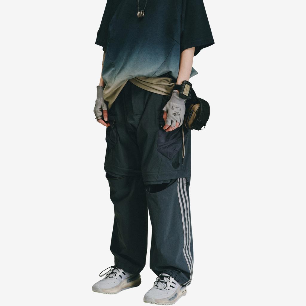 adidas Originals, Hamcus Adidas Originals X Hamcus Co-Branded Series Surveyor Multi-Functional Pants Unisex Bottoms Carbon-Black HY4198