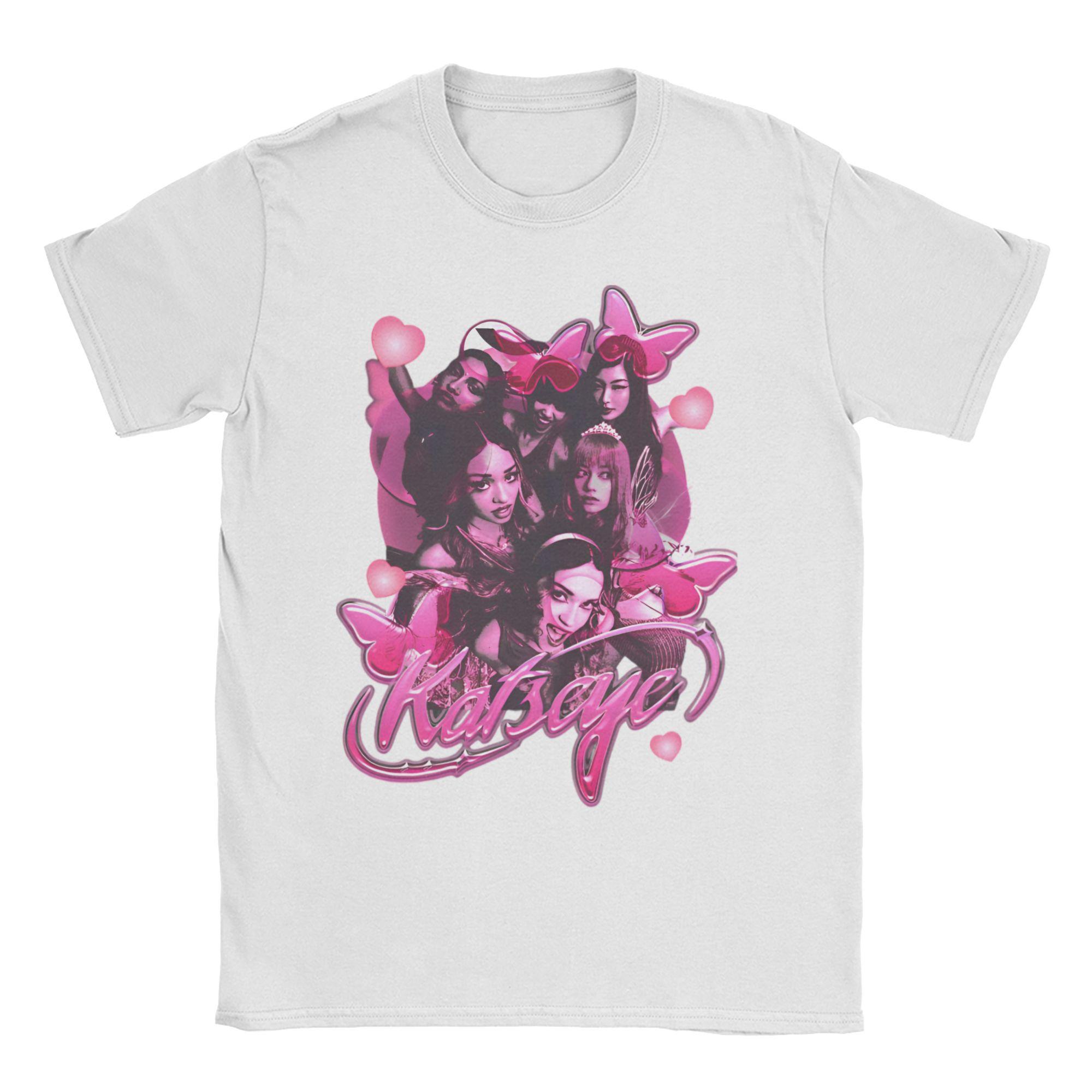 

Жіноча футболка Megan Katseye Gnarly Soft is Strong Альбом Чистий Одяг Короткий рукав Круглий виріз Футболка Футболки S
