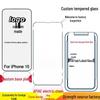 iPhone 15 Pro Max Colorful Privacy Screen Protector & iPhone 14 Pro Max Gold Anti-Peep Film