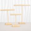 Wooden Jewelry Display Stand T-Shaped Home Storage Holders Necklace Bracelet Jewelry Holder Storage Rack Home Jewelry Organizer