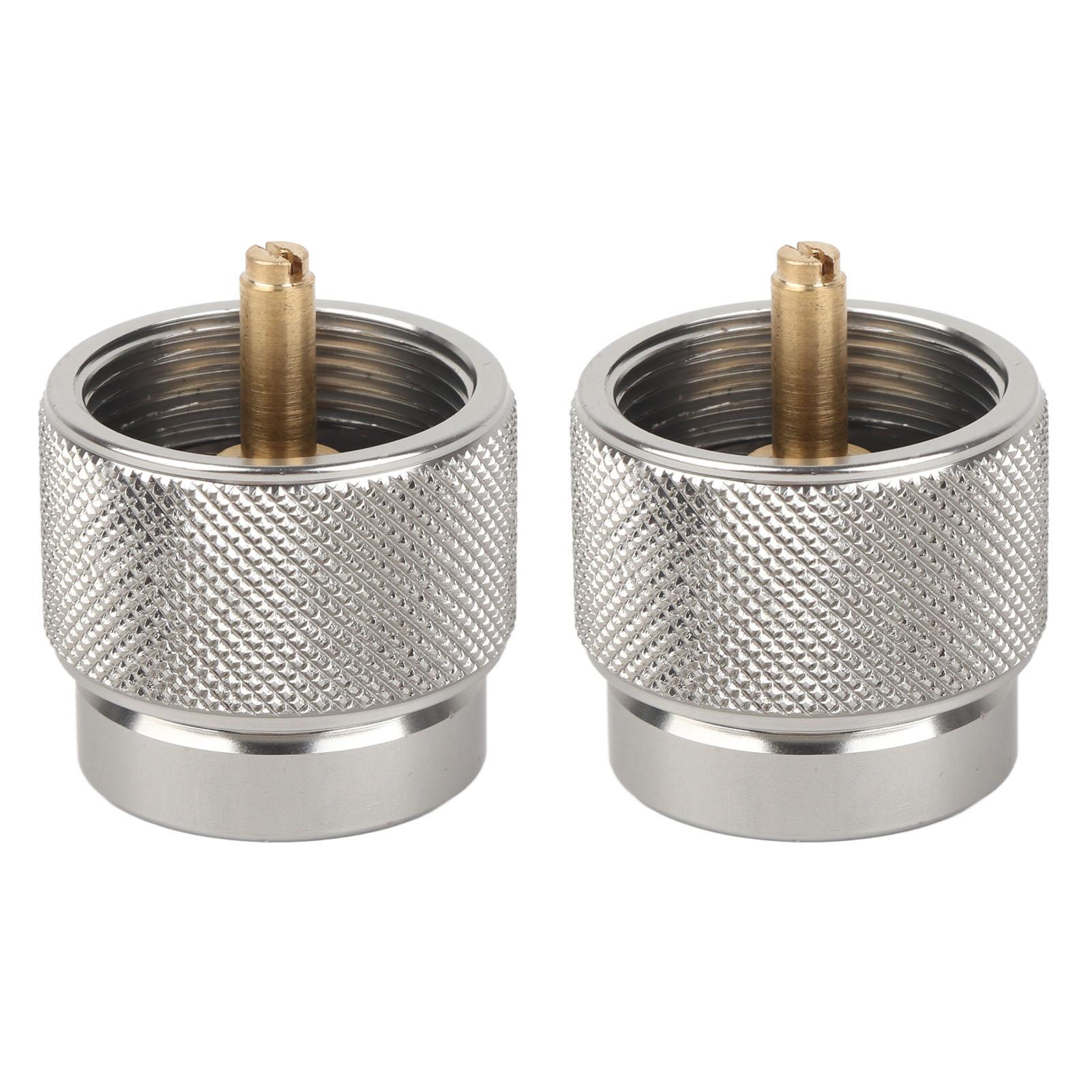 

2Pcs Cassette Gas Tank Converter Connector Cylinder Adapter for Outdoor Camping Picnic