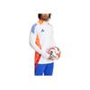 adidas American Retro Football Training Half-Zip Long Sleeve Sweatshirt Men Sweatshirt White JF4197