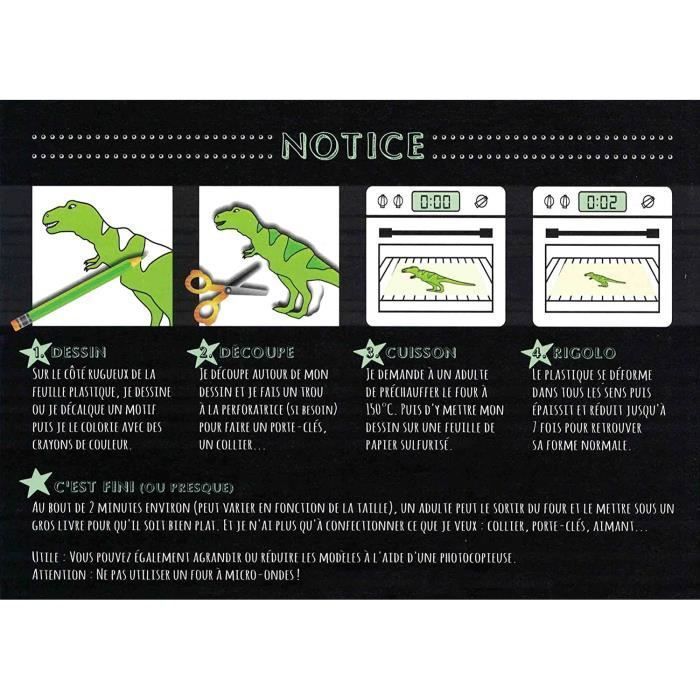 Plastique magique coloré thème tropical (3 feuilles + 30 dessins) créatifs modelage fabrications diy