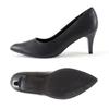 Picajilly Women's Pointed Pumps, 7cm N, Black, Sizes 22.0cm-22.5cm, 7890763168016