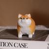 Handcrafted wood carving  Fat Shiba Inu Desk Decoration Cute Shiba Inu Figurine Home Decor Handicraft Collection Ornaments Dog