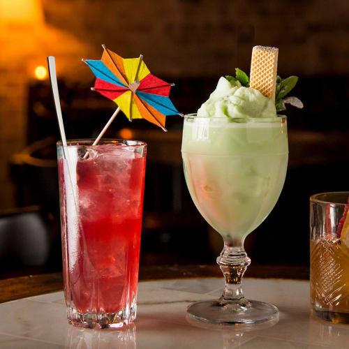 IMEEA Long Bar Spoons, 18-10 Stainless Steel Parfait Spoons, 23cm, Silver, 6-Piece Set, for Commercial Use