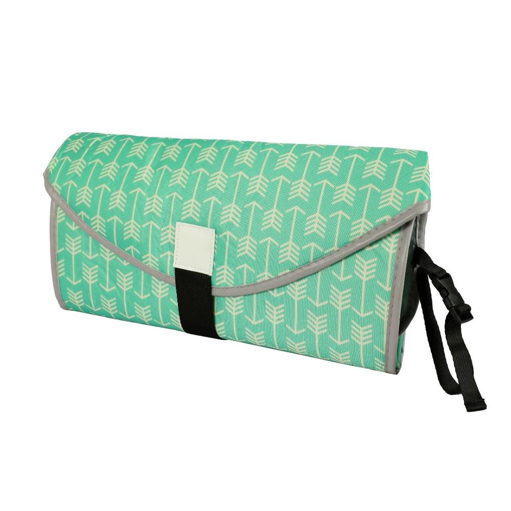 Portable Polyester Baby Changing Mat, Universal Waterproof Diaper Changing Pad for Infant Care