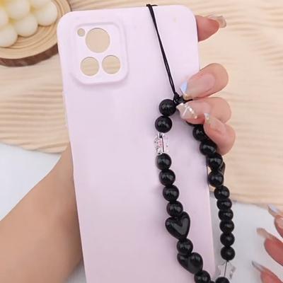 Phone Hanging Chain Beaded Mobile Phone Strap Universal Phone Lanyard Adjustable Cell Phone