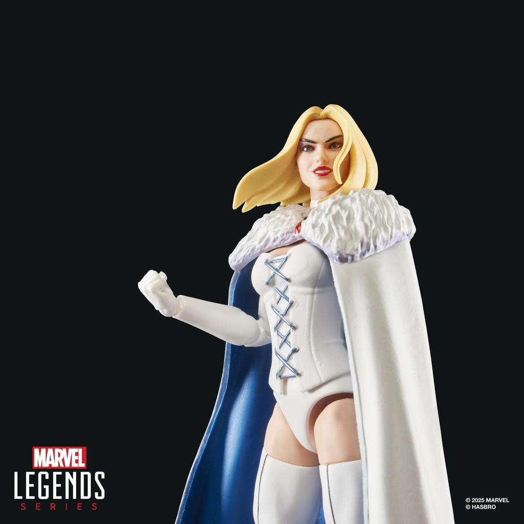 Hasbro Marvel Legends Series Emma Frost, X-Men '97 Collectible 15cm Action Figure Toy G0808 Authentic
