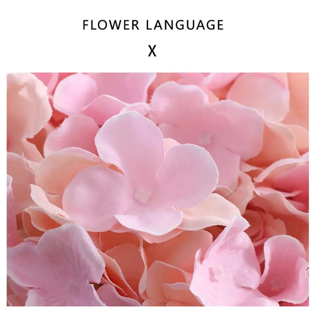 58cm Artificial Flowers Silk Hydrangea Bouque for Wedding Hotel Office Party Living Room Table Accessories Decoration